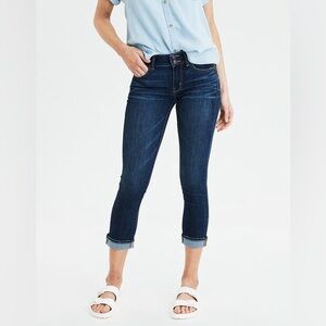 AMERICAN EAGLE Artist crop Jeans size 14